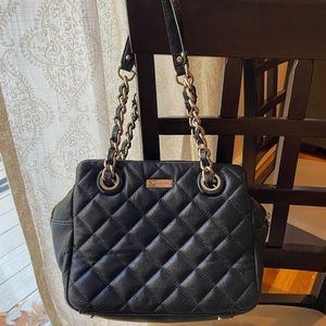 Kate spade black leather bag
